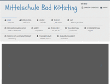 Tablet Screenshot of hauptschule-koetzting.de